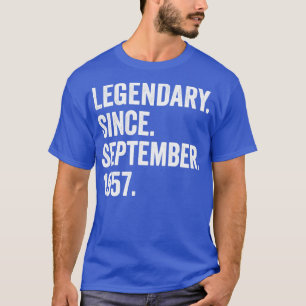 Camiseta Legendario de 65 años desde septiembre de 1957 65a