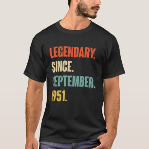 Camiseta Legendario de 71 años desde septiembre