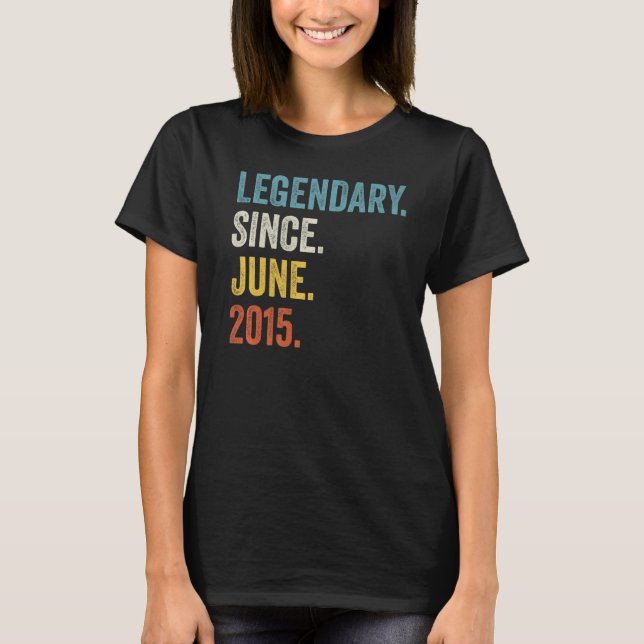 Camiseta Legendario de 7 años desde junio de 2015 (Anverso)