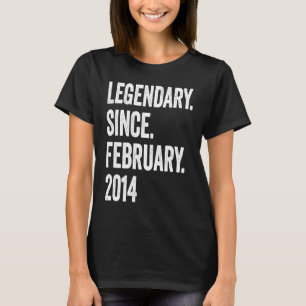 Camiseta Legendario de 9 años desde febrero de 2014 Noveno