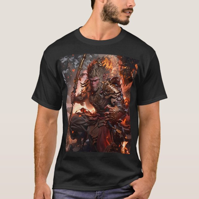 Camiseta Legendario del mito negro wukong (Anverso)