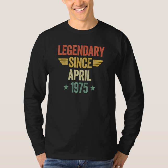 Camiseta Legendario desde abril de 1975 (Anverso)