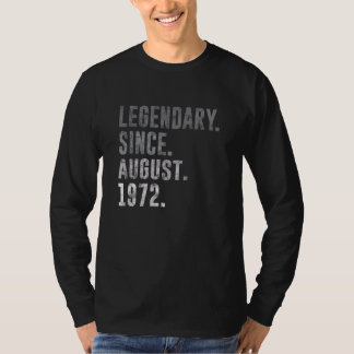 Camiseta Legendario desde agosto de 1972 50ª cosecha de cum