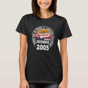 Camiseta Legendario desde diciembre de 2005 17º cumpleaños