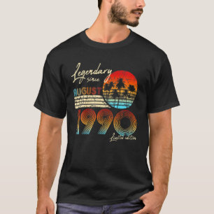 Camiseta Legendario Desde El Jueves, Agosto De 1990 Vintage