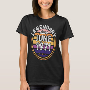 Camiseta Legendario Desde El Jueves, Junio De 1971 Vintage