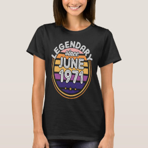 Camiseta Legendario Desde El Jueves, Junio De 1971 Vintage