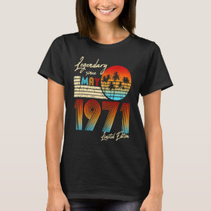 Camiseta Legendario Desde El Jueves, Mayo De 1971 Vintage 5