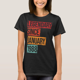 Camiseta Legendario desde enero de 1988