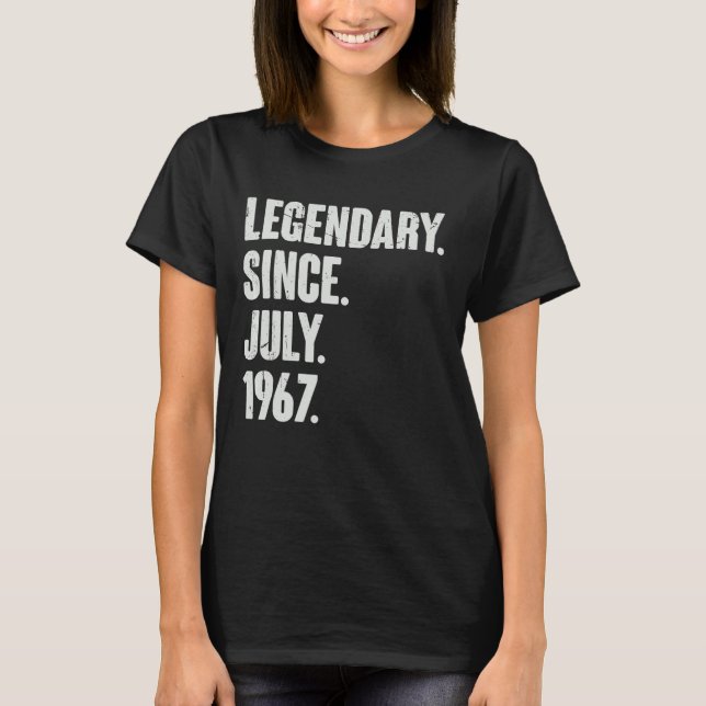 Camiseta Legendario desde julio de 1967 55 años (Anverso)