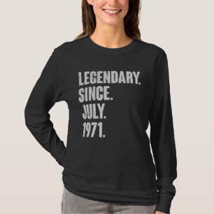 Camiseta Legendario desde julio de 1971 51 años