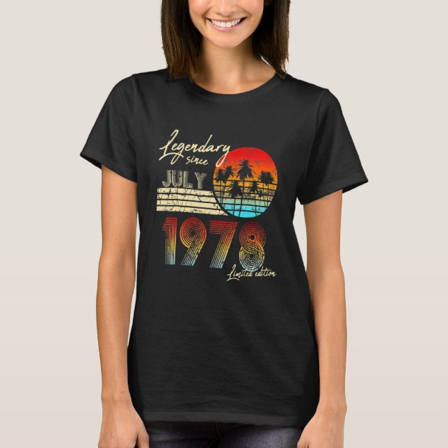 Camiseta Legendario desde julio de 1978 (Anverso)