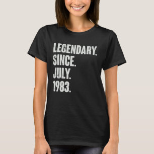 Camiseta Legendario desde julio de 1983: 39 años