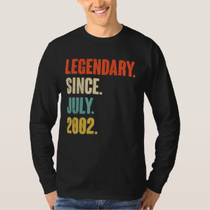 Camiseta Legendario desde julio de 2002 20 años