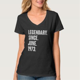 Camiseta Legendario desde junio de 1973 49 años