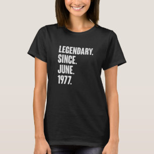 Camiseta Legendario desde junio de 1977 45 años