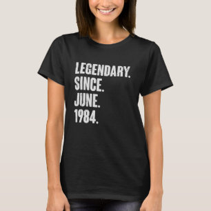 Camiseta Legendario desde junio de 1984: 38 años
