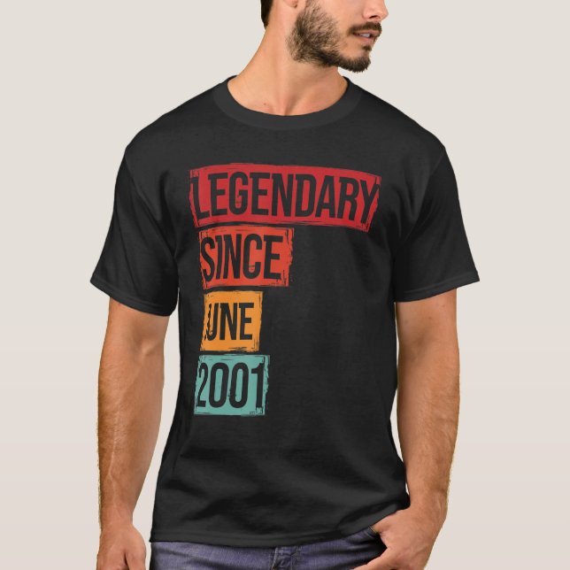 Camiseta Legendario desde junio de 2001 (Anverso)