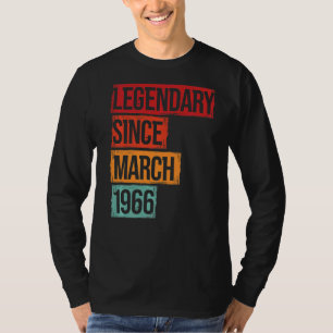 Camiseta Legendario desde marzo de 1966