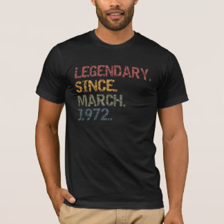 Camiseta Legendario desde marzo de 1972