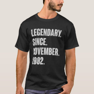 Camiseta Legendario desde noviembre de 2002 20 años 20 Bi