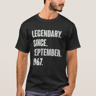 Camiseta Legendario desde septiembre de 1967 55 años de eda