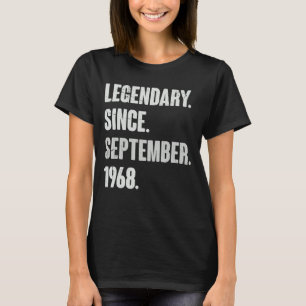 Camiseta Legendario desde septiembre de 1968 54 años