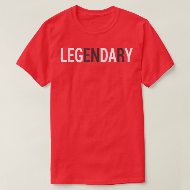 Camiseta LEGENDARIO DÍA DE LA PIERNA Levantamiento del peso (Diseño del anverso)