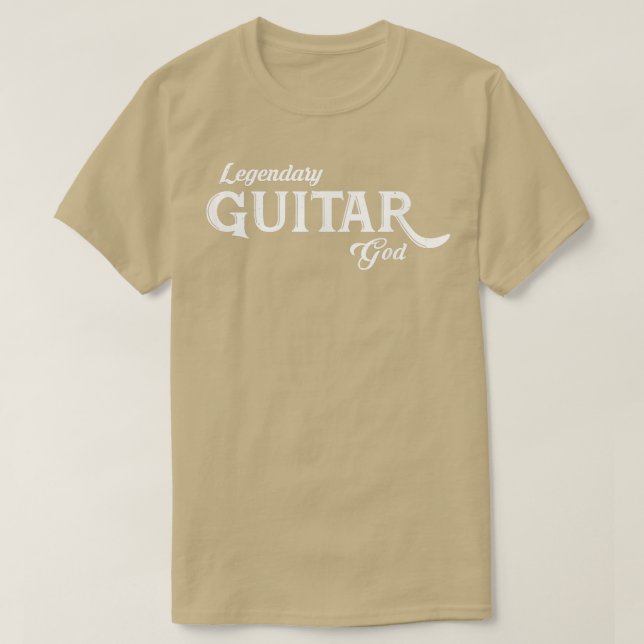 Camiseta Legendario dios de la guitarra (Diseño del anverso)