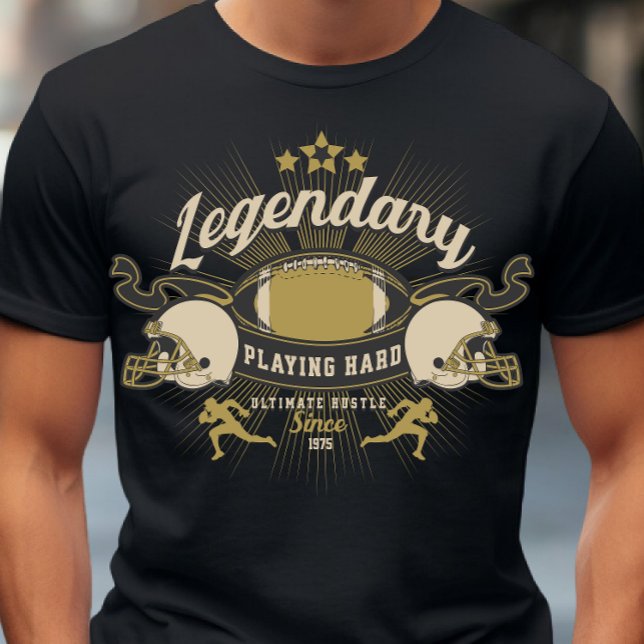Camiseta Legendario juega duro fútbol por los 50 años (Subido por el creador)