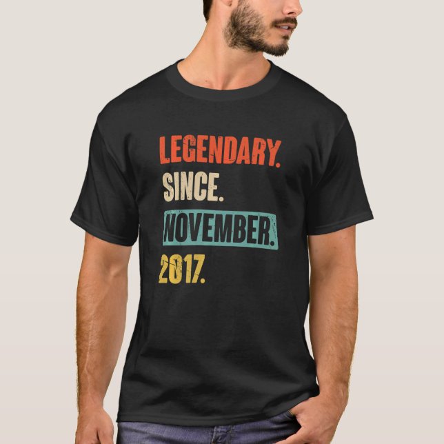 Camiseta Legendario por el quinto cumpleaños de 5 años desd (Anverso)