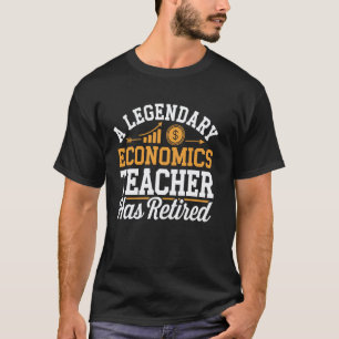 Camiseta Legendario profesor de economía se ha jubilado Jub