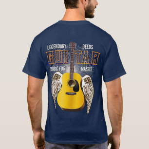 Camiseta Legendarios actos Música para masas de doble cara