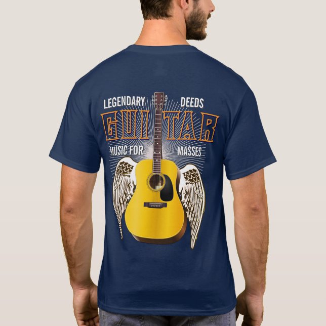 Camiseta Legendarios actos Música para masas de doble cara (Reverso)