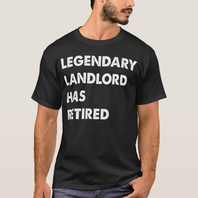 Camiseta Legendary Landlord Has Retired (Anverso)