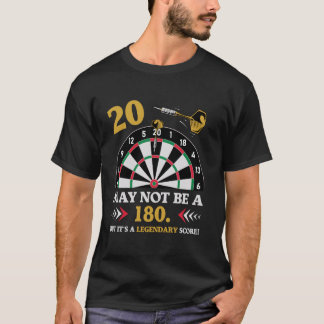 Camiseta Legendary Score Funny de 20 años Birthday Dart