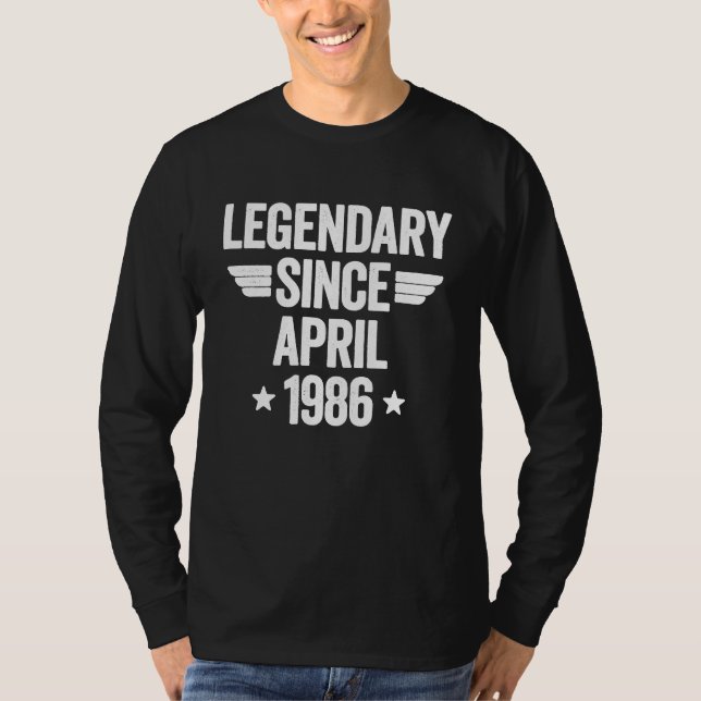 Camiseta Legendary Since April 1986  1 (Anverso)