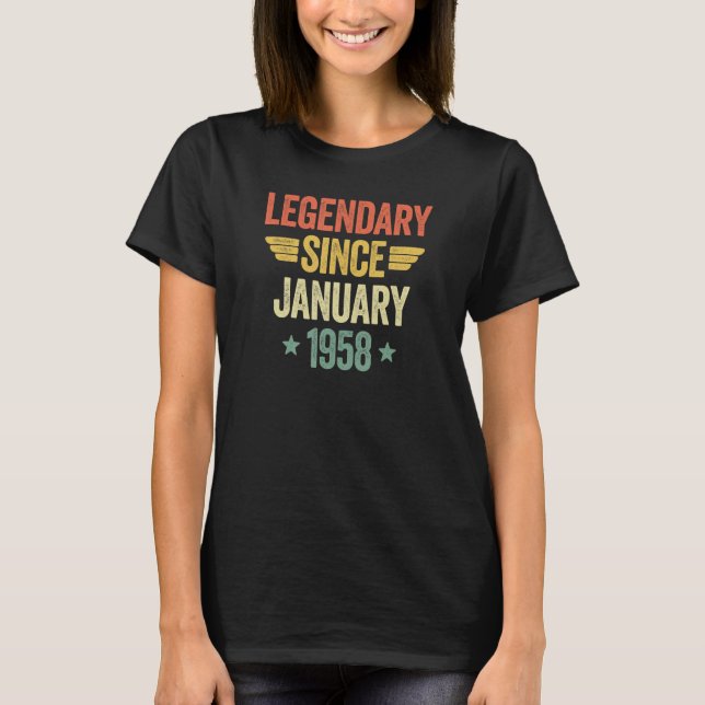 Camiseta Legendary Since January 1958 (Anverso)