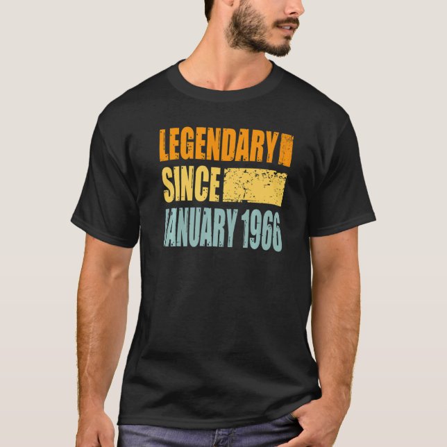 Camiseta Legendary Since January 1966 Premium (Anverso)