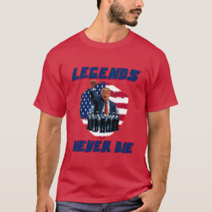 CAMISETA LEGENDS NUNCA MUERE TRUMP T-SHIRT