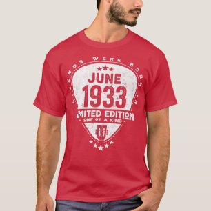 Camiseta Legends Were Born In June 1933Guitar Premium