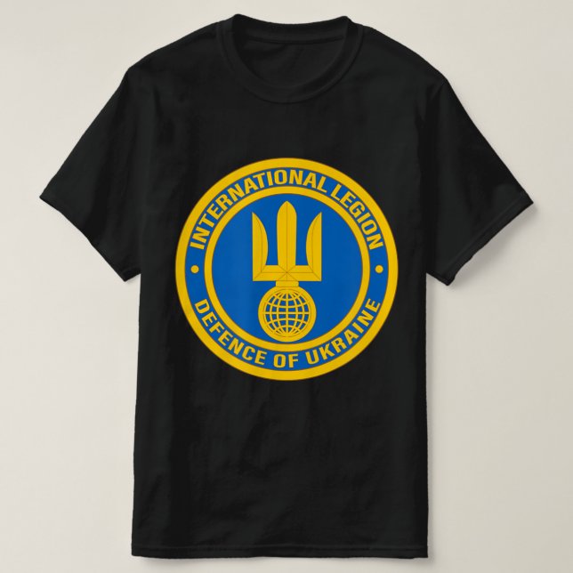 Camiseta Legión Internacional de Defensa Territorial de Ukr (Diseño del anverso)
