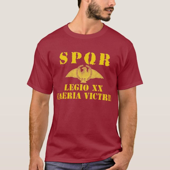 Camiseta Legión valerosa de 20 Octavian/Augustus vigésima - (Anverso)