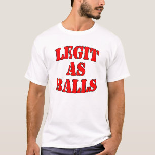 Camiseta Legit como bolas