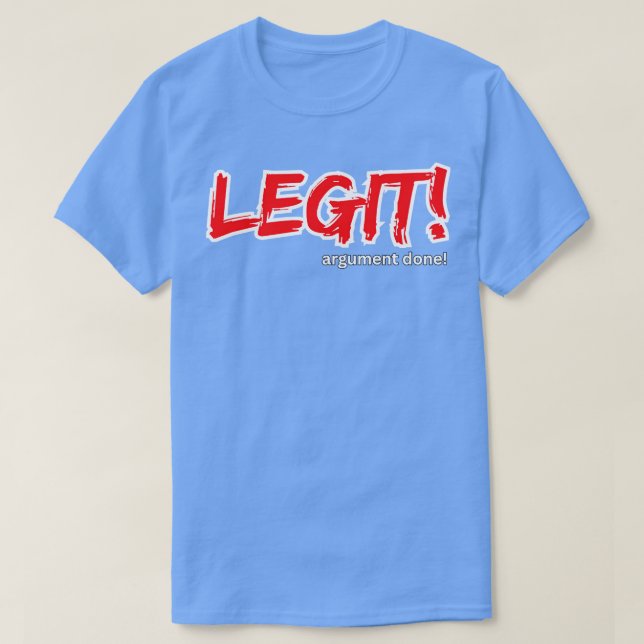 Camiseta Legit tee (Diseño del anverso)