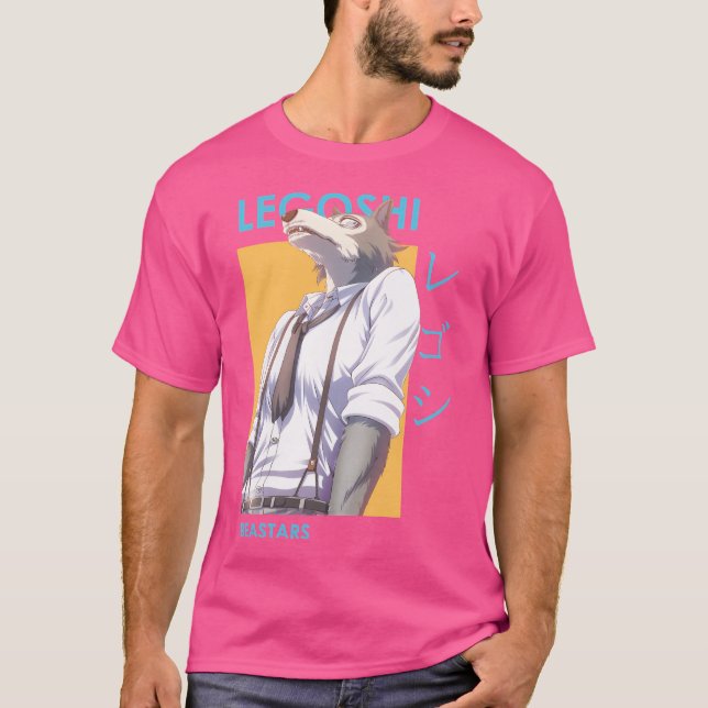 Camiseta Legoshi Beastars Wolf Card Anime (Anverso)