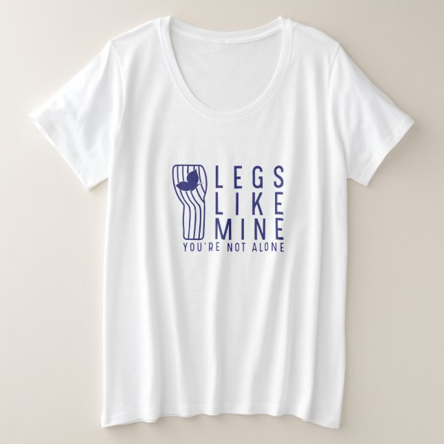 Camiseta LegsLikeMine Plus (Anverso del diseño)