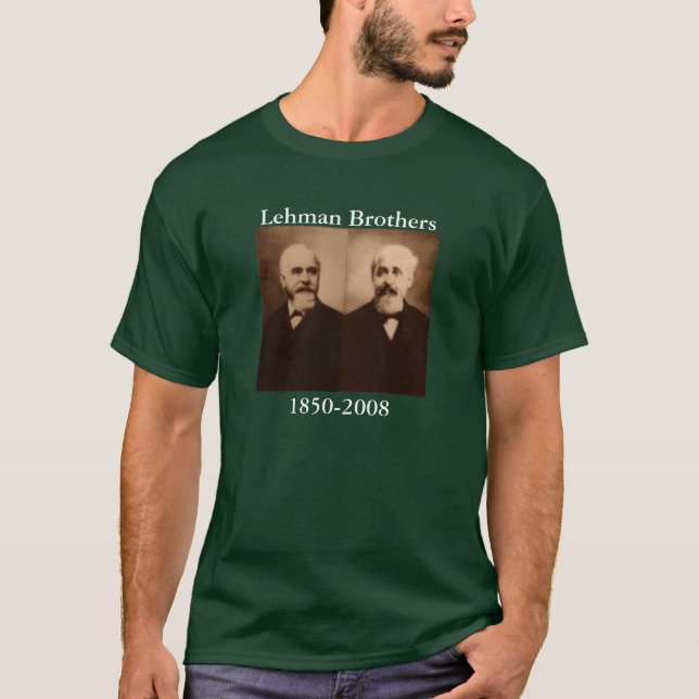 Camiseta Lehman Brothers, 1850-2008 (Anverso)