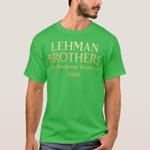 Camiseta Lehman Brothers Risk Management Department 2008