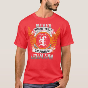 Camiseta Lehmann Name Shirt Nunca Subestima El Poder O